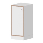 qickly® Schrank, 2 OH, Tür links mit Schloss, B/H/T: 36x74,3x42,6 cm 